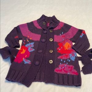 Vibrant Knit Cardigan with Button Details from Catimini